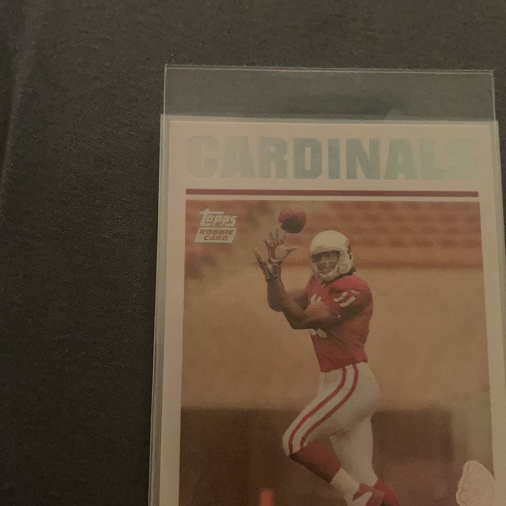 Larry Fitzgerald Topps Rookie Card - Picture 2 of 3
